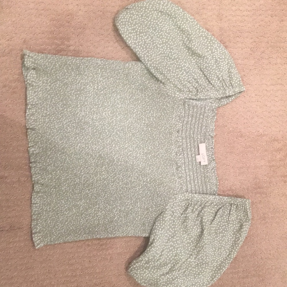 Loft green top